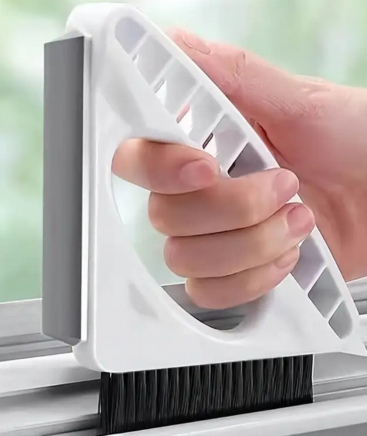 3-in-1 Grout Cleaner, Scrub Brush & Squeegee Tool