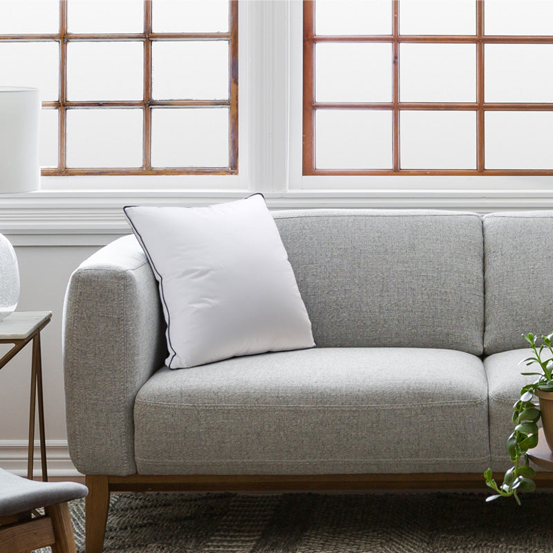 White Duck Down Cushion Insert for Sofa and Backrest