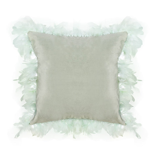 Velvet Feather Pillowcase for Home Use