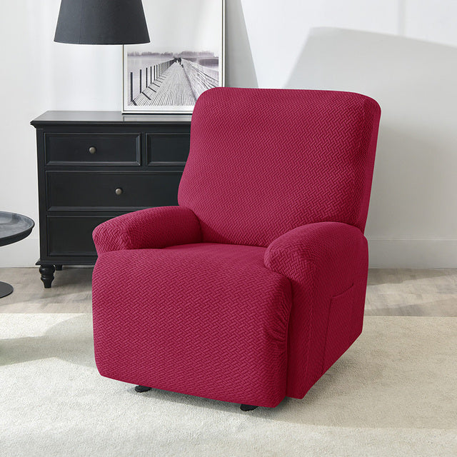 Elastic Jacquard Recliner Sofa Cover for Living Room