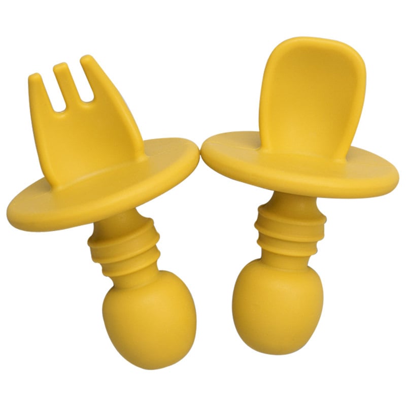 Children's Silicone Fork and Spoon Training Set