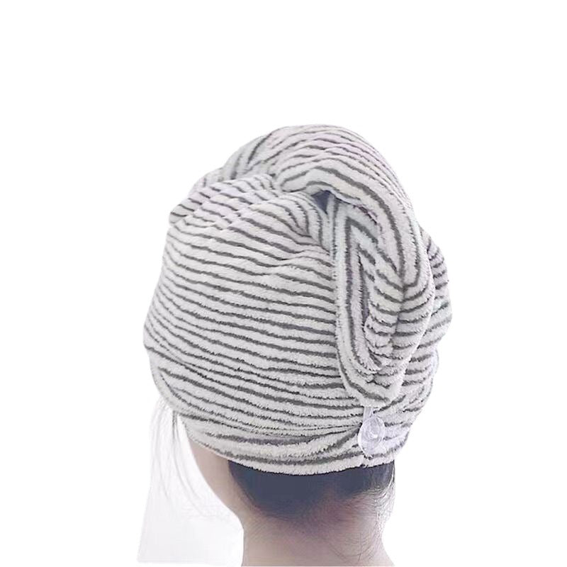 Wholesale Gray Bamboo Charcoal Drying Hair Cap