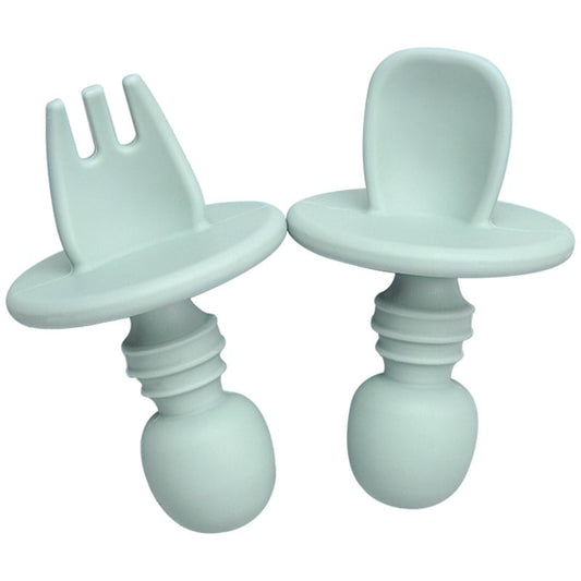 Children's Silicone Fork and Spoon Training Set