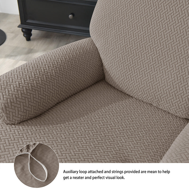 Elastic Jacquard Recliner Sofa Cover for Living Room