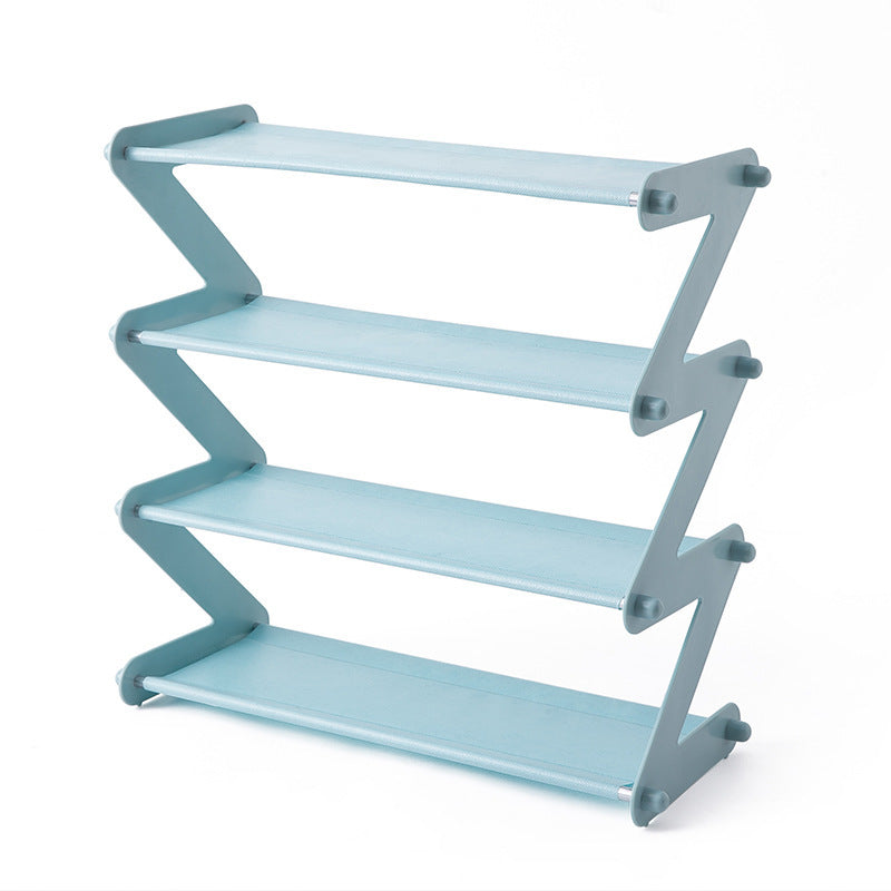 Adjustable DIY Shoe Rack for Hall Closet Storage Shelf